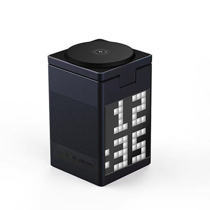 15W 6-in-1 Magnetic Wireless Charging Station – LED Pixel Alarm Clock, Bluetooth Speaker, Fast Charger for iPhone 17/16/15/14 Pro Max, AirPods Pro, Apple Watch Ultra/9/8