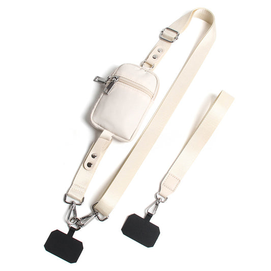 Clip & Go Phone Lanyard with Detachable Wallet – Adjustable Crossbody Strap with Card Holder, Universal Fit for iPhone 17/16/15 Pro Max, Samsung & All Phones – Hands-Free Wallet Phone Tether